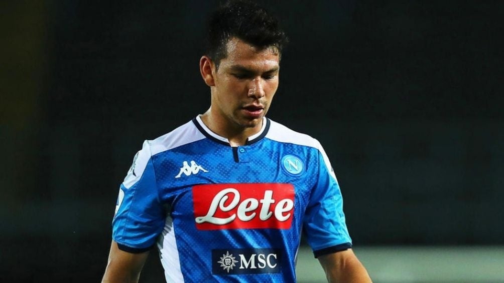 Chucky Lozano con el Napoli