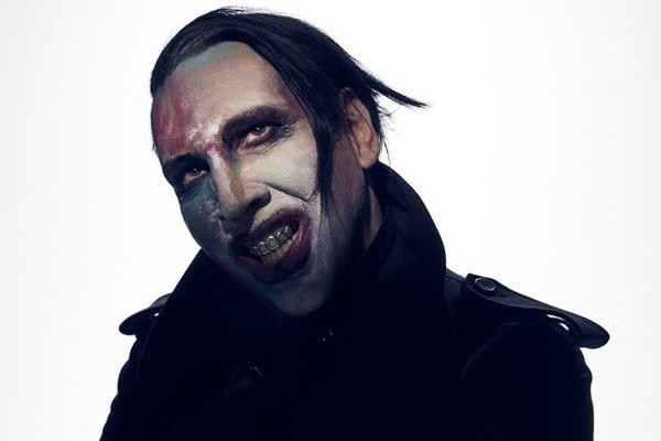Marilyn Manson cantante de metal y rock alternativo