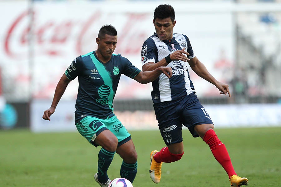 Osvaldito en juego ante Monterrey