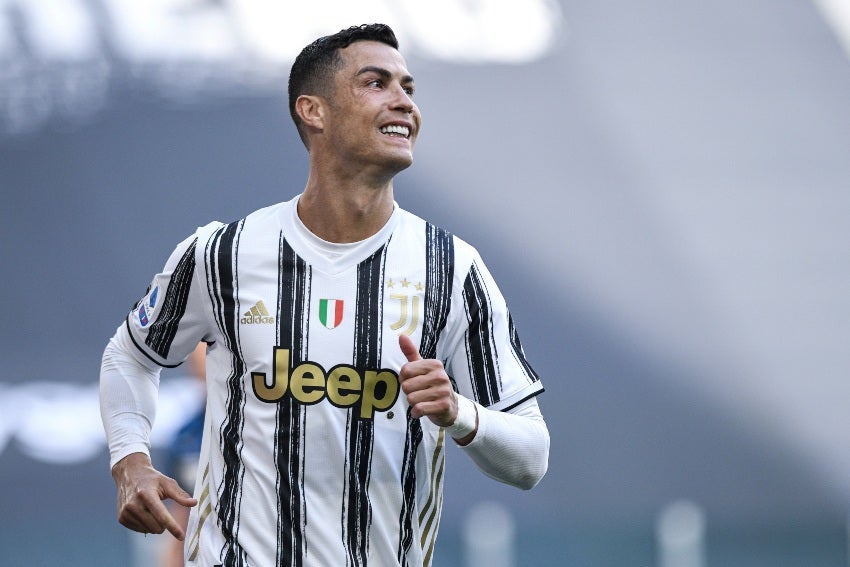 Cristiano Ronaldo durante un partido de la Juventus