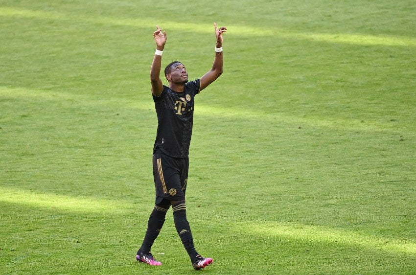 Alaba en su último partido con el Bayern Munich