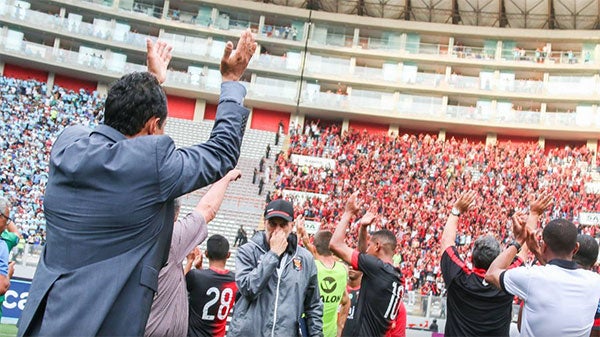 El DT tras un partido con el Melgar 