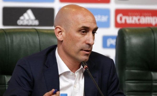 Presidente de la Real Federación Española de Futbol Luis Rubiales 