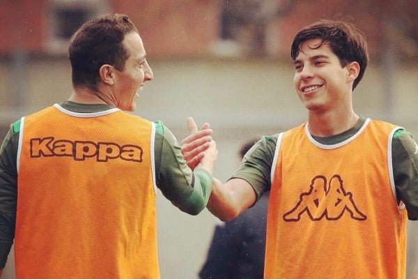 Andrés Guardado y Diego Lainez en el Real Betis 