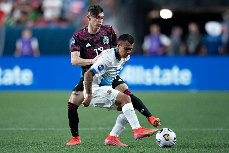 México contra Costa Rica en partido