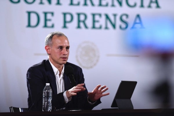 Hugo López-Gatell en conferencia de prensa vespertina del Covid-19