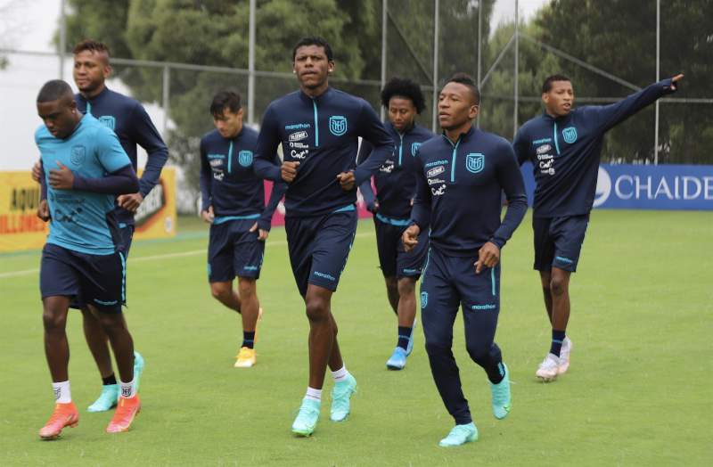 Ecuador en entrenamiento