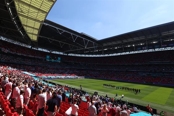 Wembley previo al Inglaterra vs Croacia