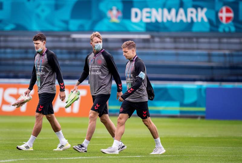 Dinamarca en entrenamiento