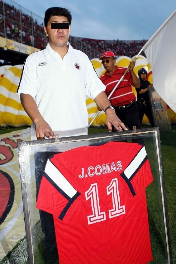 Jorge 'N' en un homenaje de Veracruz