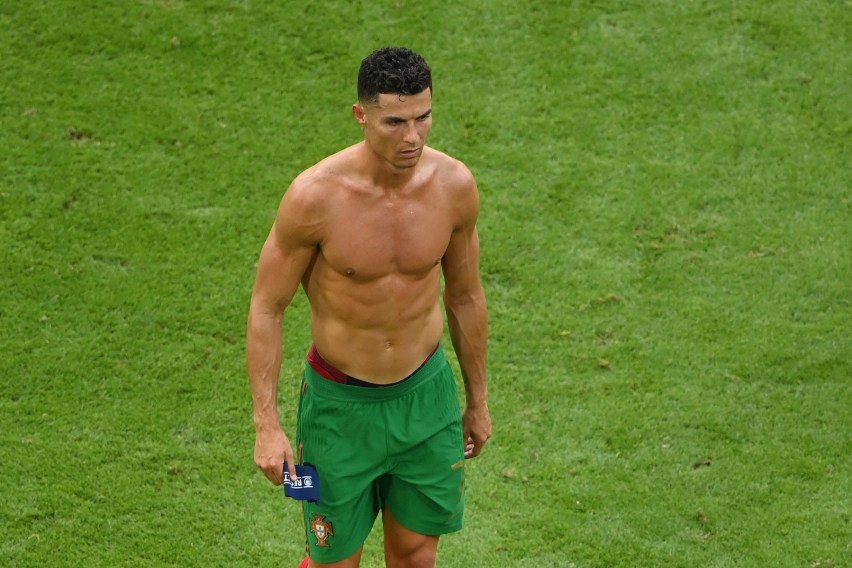 Cristiano Ronaldo en el duelo entre Portugal y Alemania