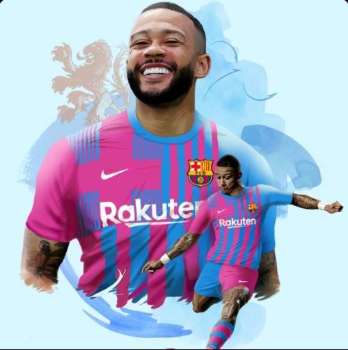 Memphis Depay ecomo jugador del Barcelona