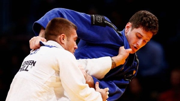 Judocas en acción