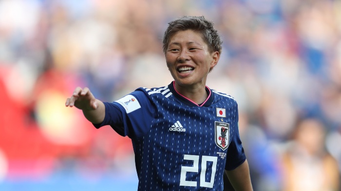 Kumi Yokoyama con la selección de Japón