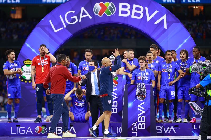 Cruz Azul en festejo