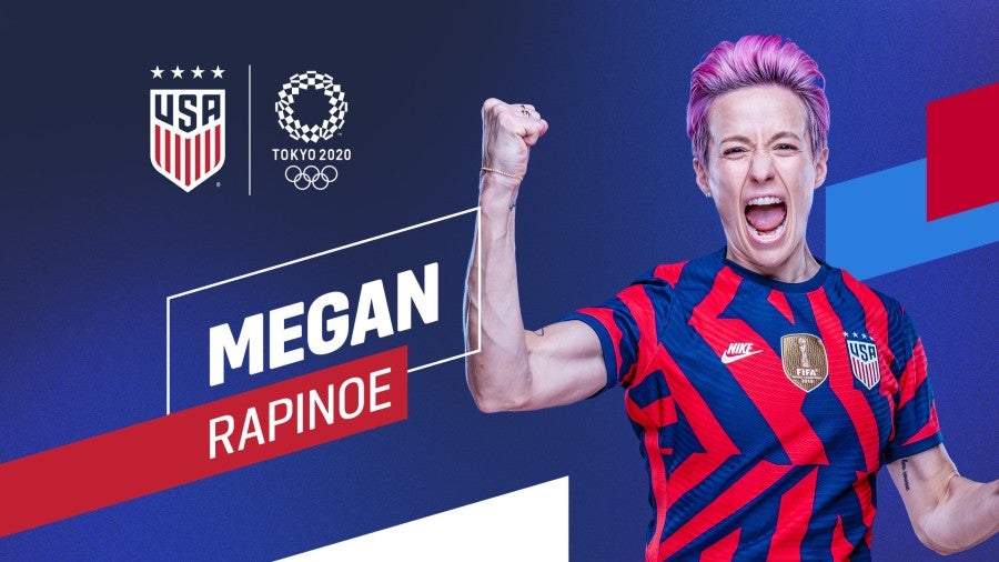 Megan Rapinoe aparece en la lista de EU para Tokio 2020