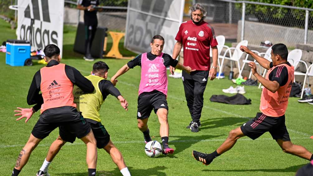 Selección Mexicana en entrenamiento