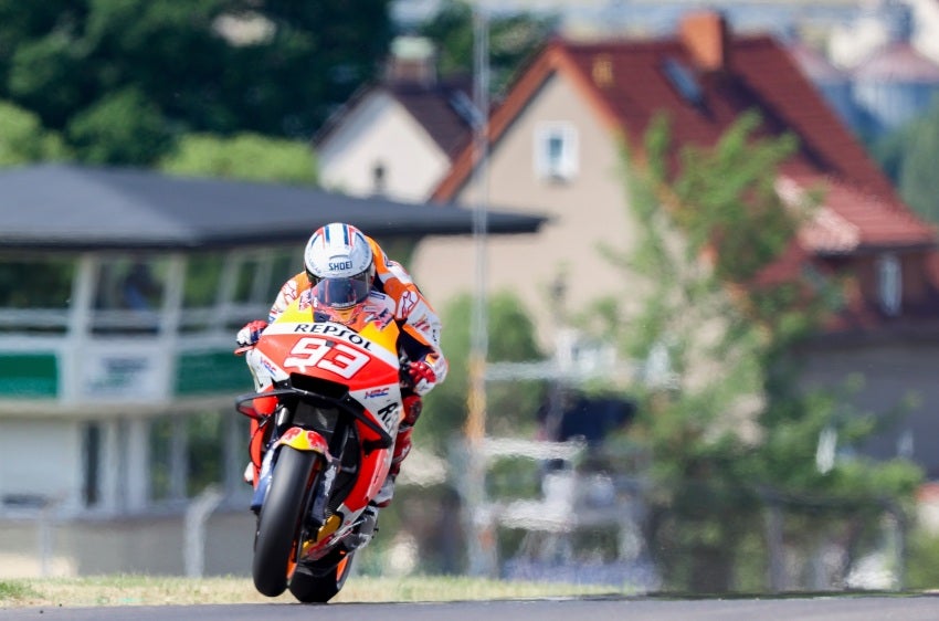 Marc Márquez en el Gran Premio de Alemania