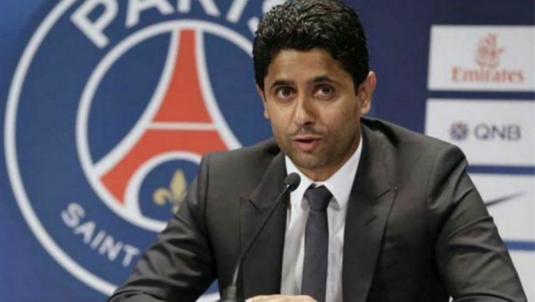 El presidente del PSG, en una conferencia