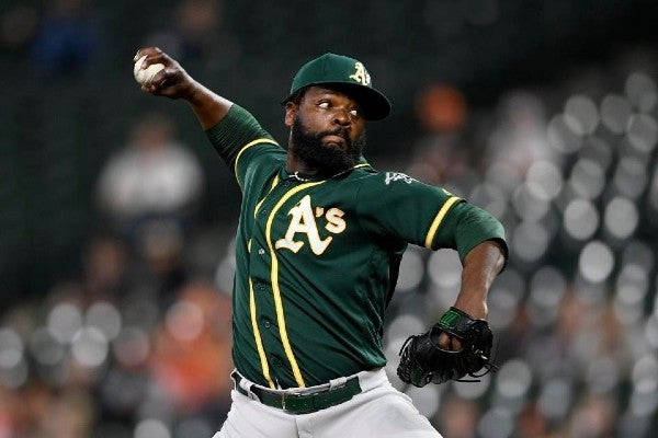 Fernando Rodney en acción 