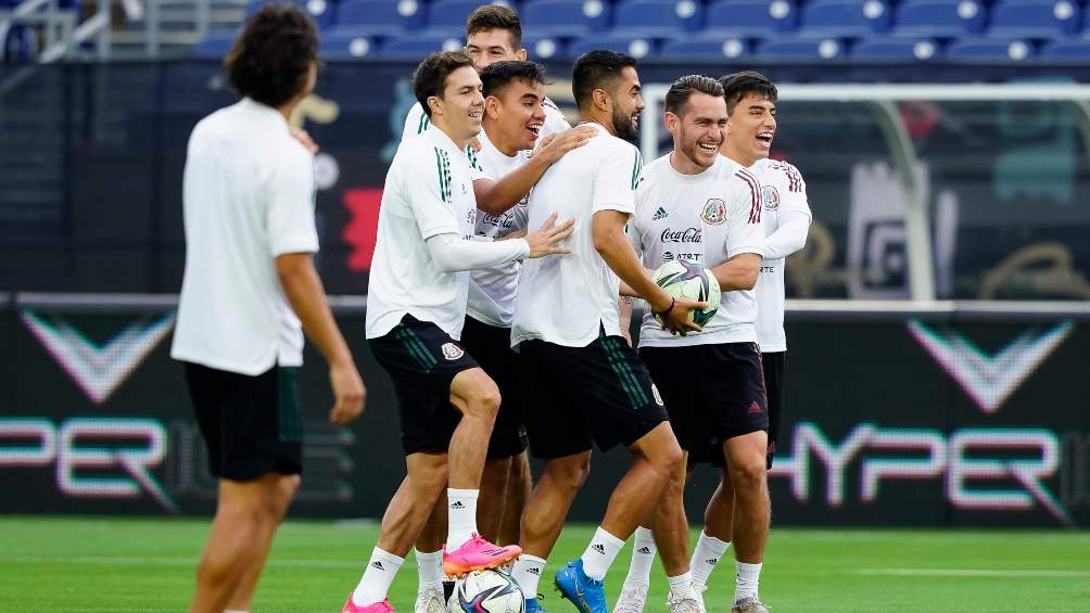 Selección Mexicana en entrenamiento