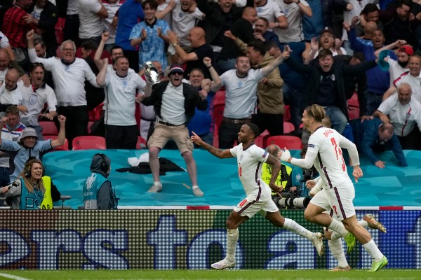 Inglaterra celebra en la Eurocopa