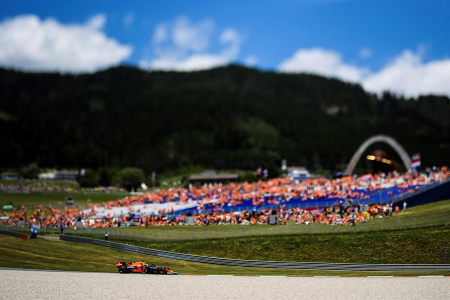 Los aficionados en el Red Bull Ring