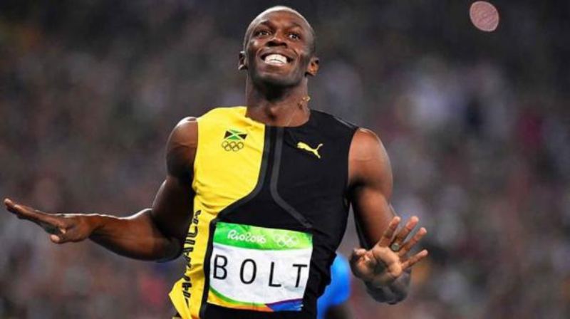 Usain Bolt en festejo
