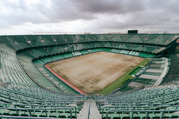 Preparación del estadio Benito Villamarín