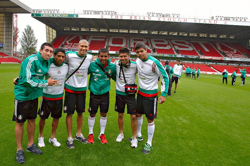 Miembros de la Selección Mexicana que jugó los Juegos Olímpicos de Londres