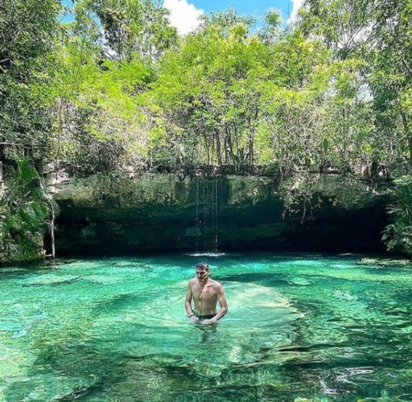 Iker Casillas en sus vacaciones en México