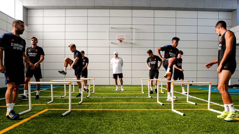 Real Madrid en entrenamiento