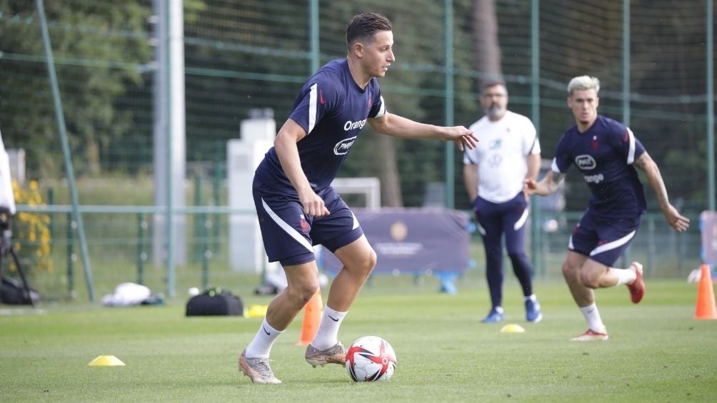 Thauvin en un entrenamiento