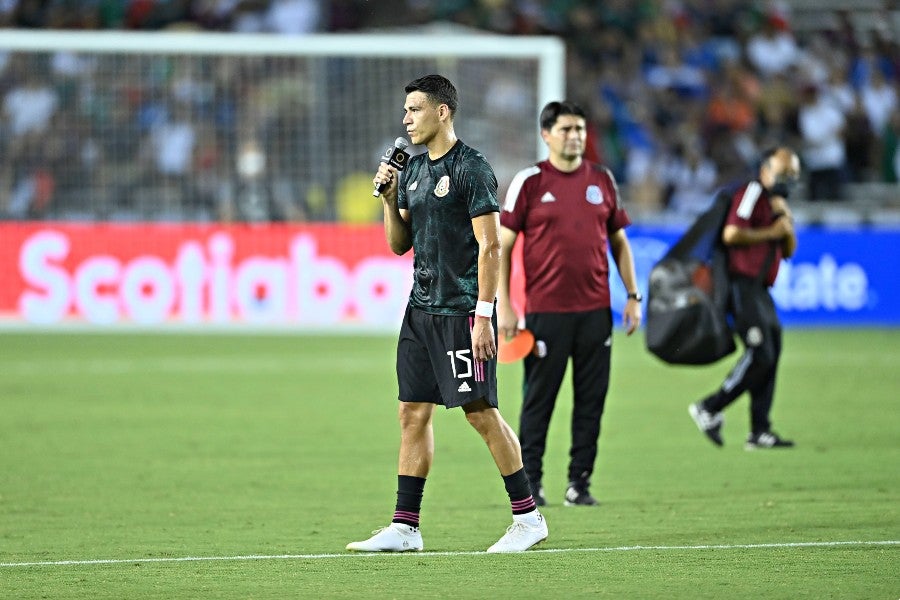 Héctor Moreno previo al partido vs El Salvador