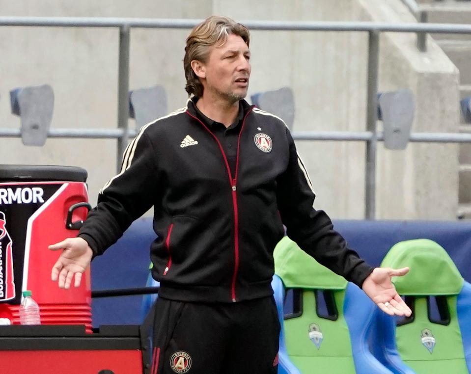 Gabriel Heinze con el Atlanta 