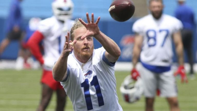 Cole Beasley, en una práctica