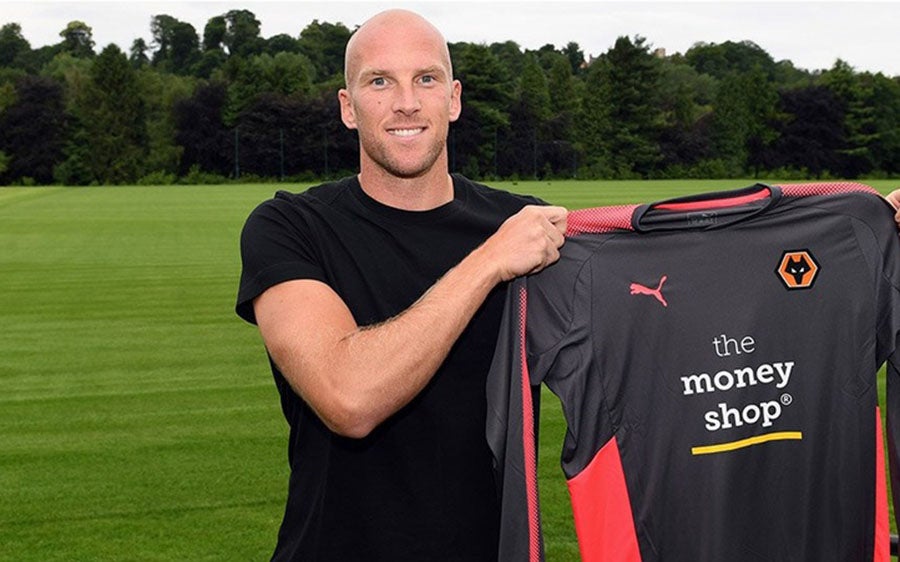 John Ruddy en presentación con los Wolves