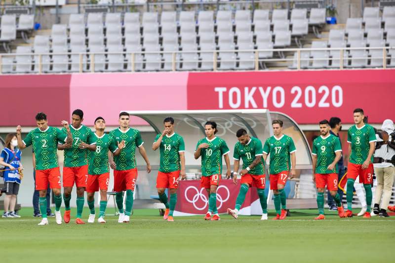 Selección Mexicana antes de un partido