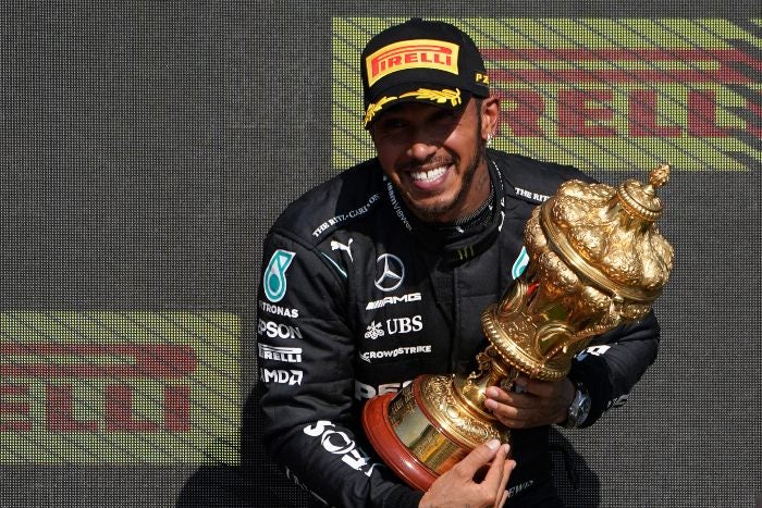 El séptuple campeón del mundo Lewis Hamilton