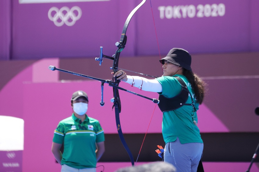 Alejandra Valencia en los Juegos Olímpicos de Tokio 2020