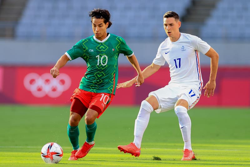 El mexicano en el partido contra Francia