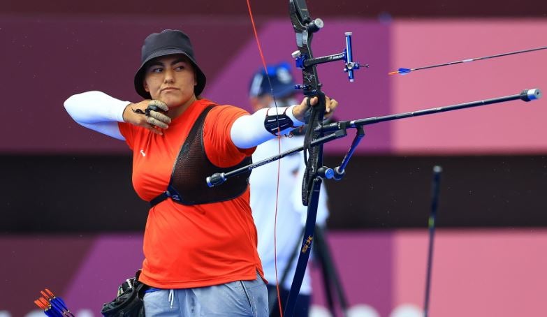 Alejandra Valencia, en acción en Tokio 2020