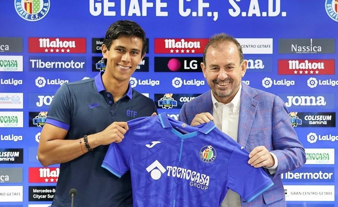 J.J. Macías presentado como jugador del Getafe