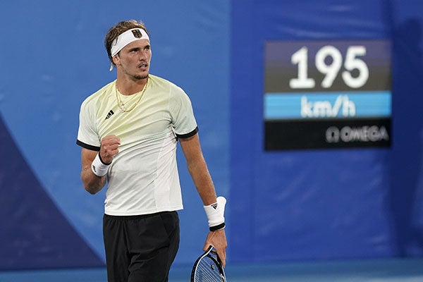 Alexander Zverev tras vencer a Nole 