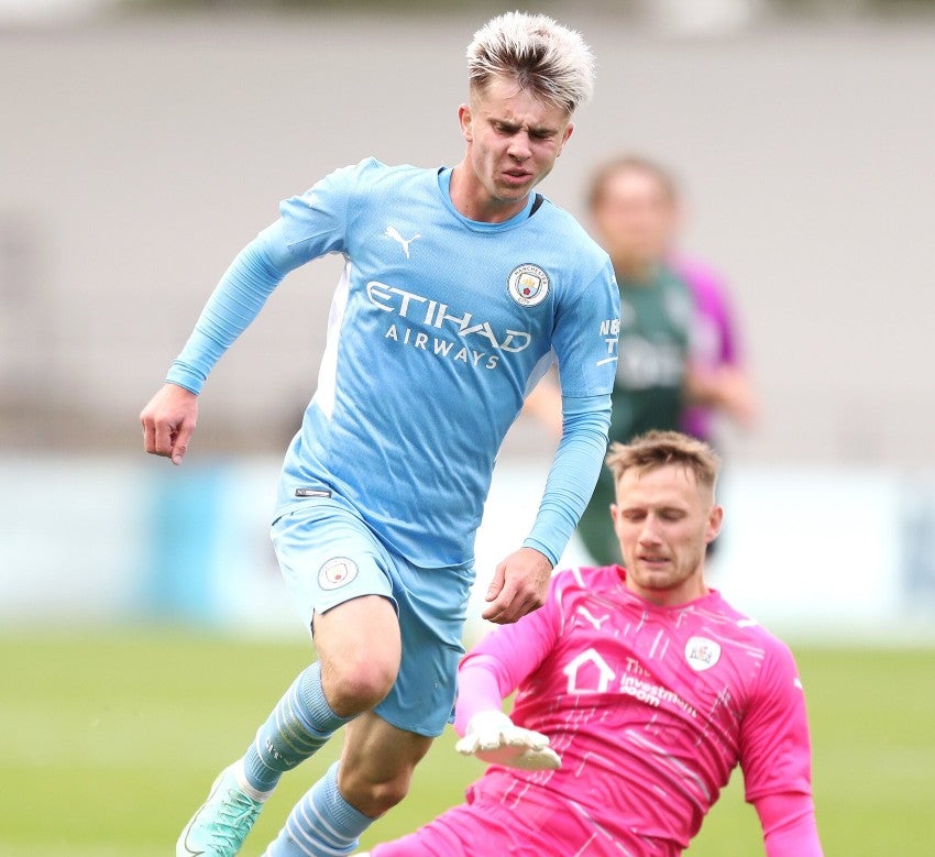 Partido de preparación entre el Manchester City y el Barnsley