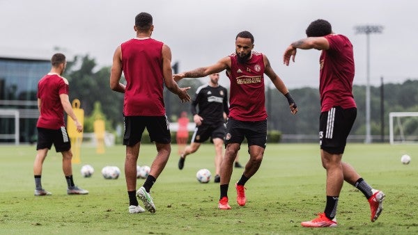 Atlanta United durante entrenamiento