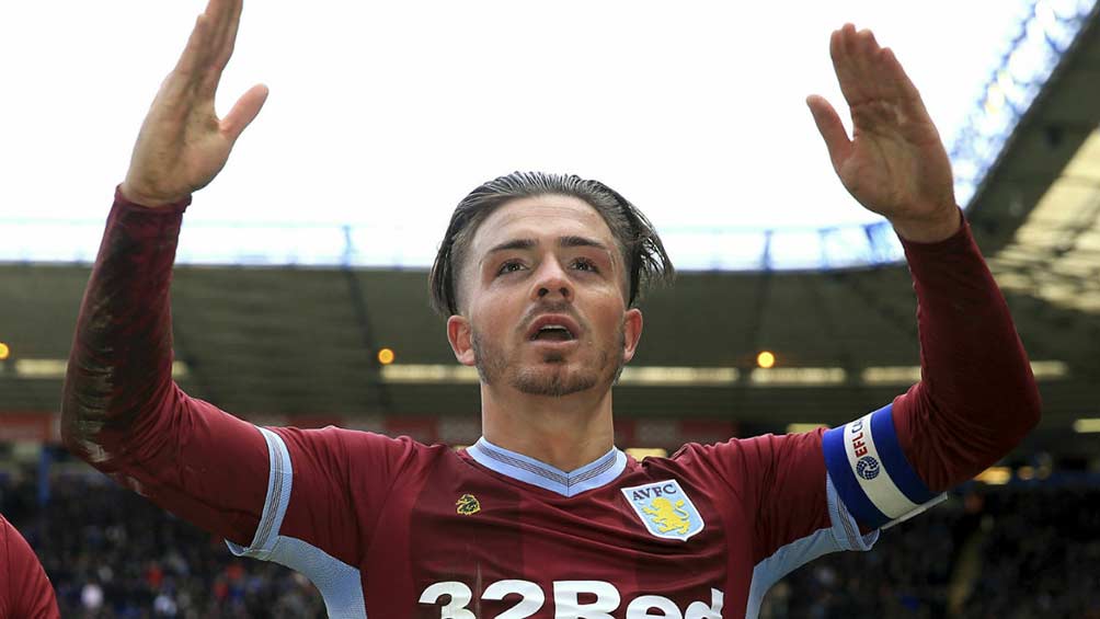 Jack Grealish con el Aston Villa