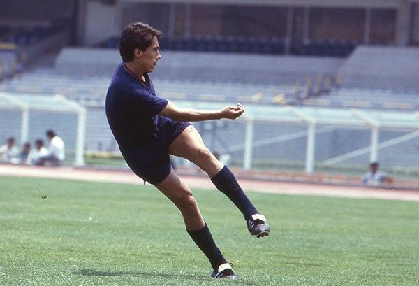 Manuel Negrete con los Pumas 