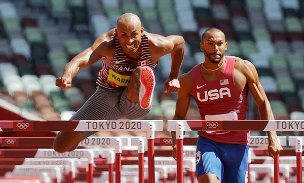 Damian Warner en acción 