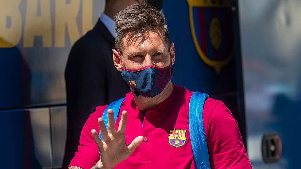 Messi al inicio de la temporada 2020-21